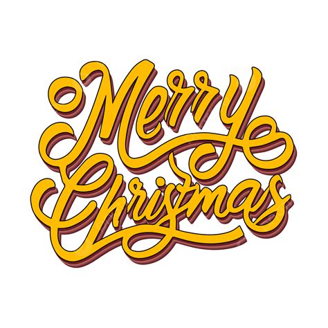 Merry Christmas Handwriting Lettering Creative Vector, Merry Christmas ...