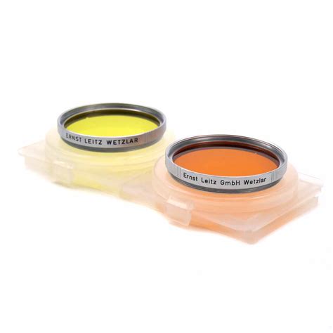 Leica E39 Filter Set Gelb (HOOBE) + Orange (HOOGU) - Clean Cameras ...