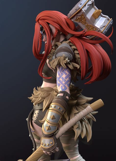 1770 Viking Ygritte NSFW - Rider of Sleipnir - STL 3D Print Files – My Stl