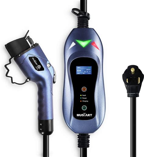 MUSTART Level 2 Portable EV Charger 240 Volt, 25ft India | Ubuy