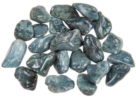 Fundamental Rockhound Products Rare Blue Nephrite Jade Tumbled Stone ...