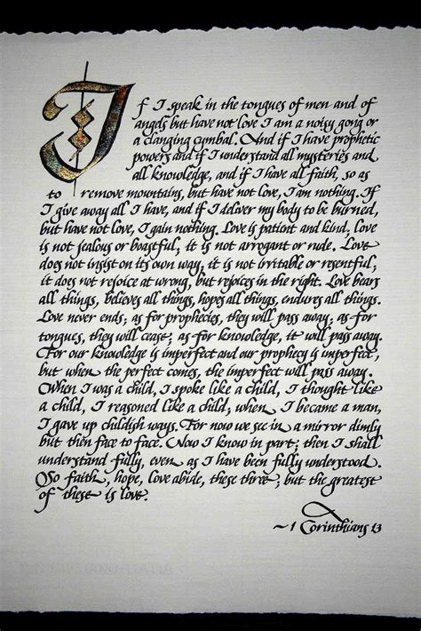 1 Corinthians 13 – WRITTENLETTERS.COM