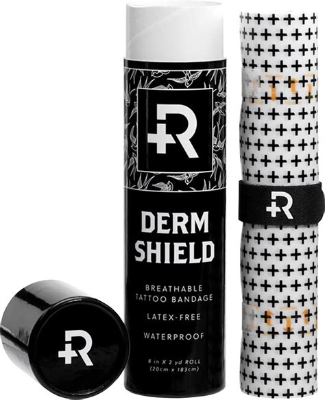 Amazon.com : Recovery Aftercare Derm Shield Tattoo Aftercare Bandage ...