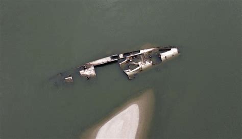 Danube drought reveals parts of hidden WWII history