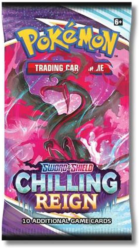 Pokemon Sword & Shield Chilling Reign Booster Pack | Galarian Moltres ...