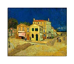 Tamatina Vincent Van Gogh Canvas Painting | The Yellow House | Modern ...