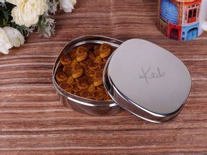 inKitch Stainless Steel, Silver Utility Container - 500 ml Price in ...