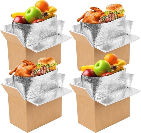 Chill Insulated Shipping Box with Aluminum Foil Liner, Cold Shipping ...