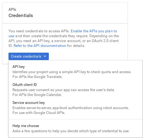 Chapter 3. Create and Download the GCS Credentials File | Google Cloud ...