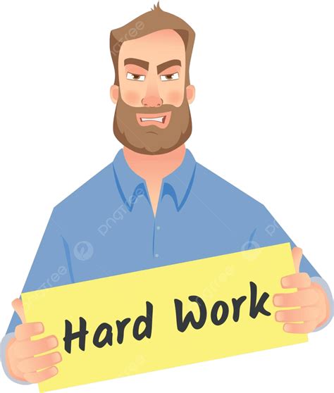 Hard Work Sign Clipart