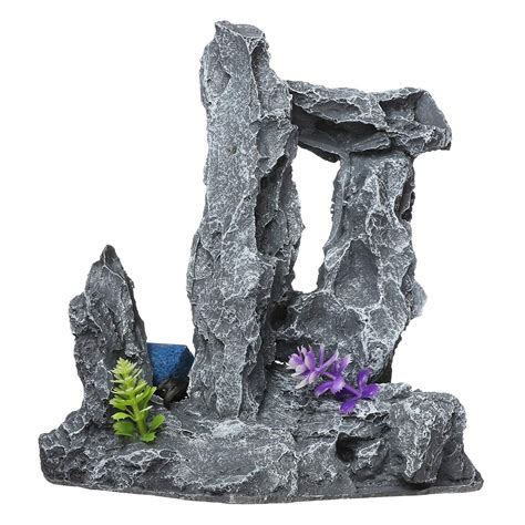 Natural Looking Rock Stand Stone Aquarium Decoration Ornaments/Toy for ...