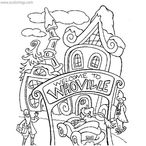 Grinch Character Coloring Pages