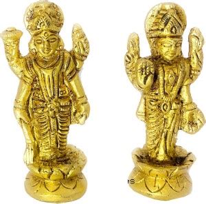 vyomika decor Small Lakshmi Vishnu Murti|Vishnu Lakshmi Hindu God and ...