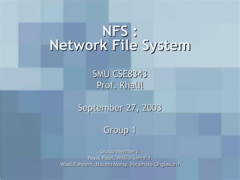 Image result for NFS File System
