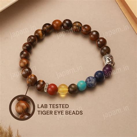 Tiger Eye x Seven Chakra Band - For Fortune & Inner Balance – Japam