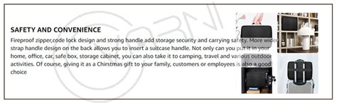 Plastic Document Organizer With Safe Code Lock, Storage Pouch ...