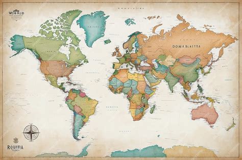 View World Map with Countries 的图像结果