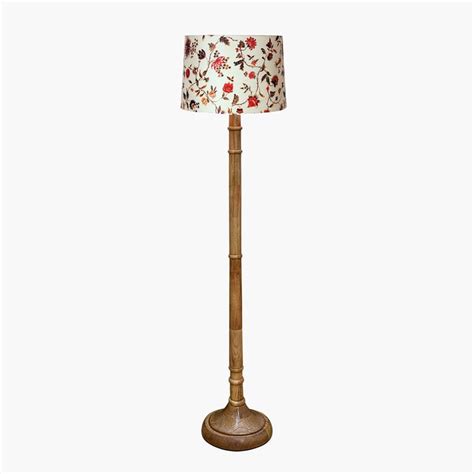 Buy HOMESAKE Wooden Floor Lamp from Homesake at just INR 7000.0