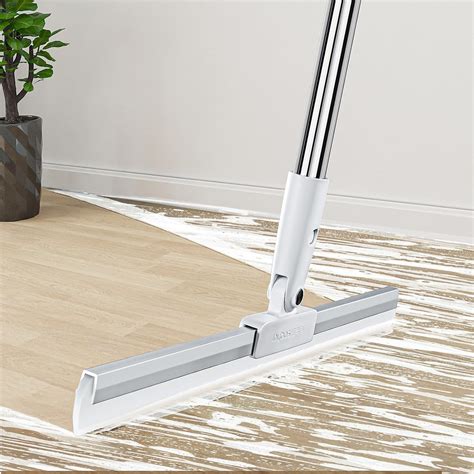 Amazon.com: Rubber Squeegee Broom for Floor,62" Long Handle Window ...