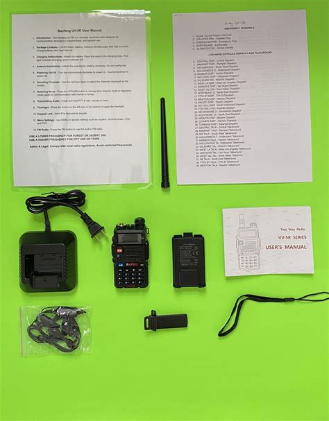 Baofeng UV-5R Radio Police Scanner (113 Programmed Channels) for Sale ...