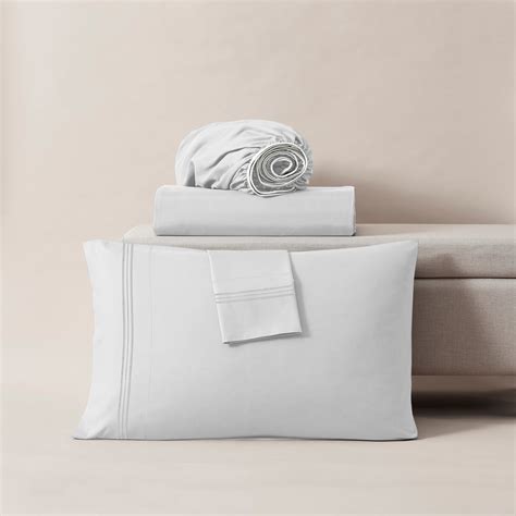 Lammaloe Split King Sheets Set, Hotel Style Deep Pocket 5 Piece Bed ...