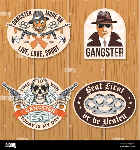 Logotipo De Gangster Americano