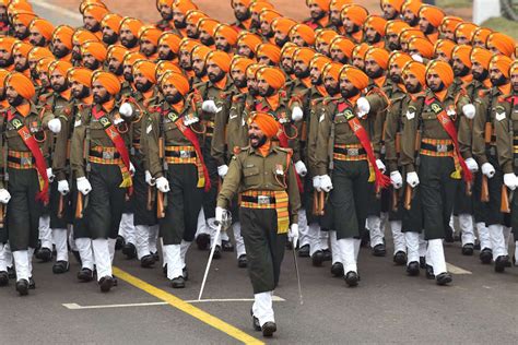 Indian Navy contingent marching past at the Rajpath during the 68th ...