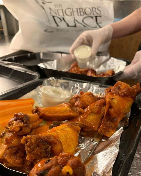 The Neighbors Place menu in Lynchburg, Virginia, USA