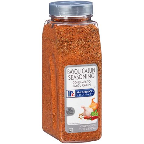 McCormick Culinary Bayou Cajun Seasoning, 21 oz - One 21 Ounce ...