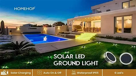 Best outdoor decorative lights - Solar garden led ground light – HOMEHOP®