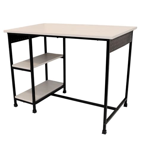 MADE OF EARTH MOE Office Desk Work Table 3.2x2 feet Engineered Wood ...