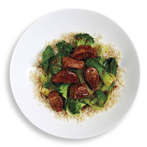 Sweet and Sour Ginger Pork with Garlic Greens | Canadian Living