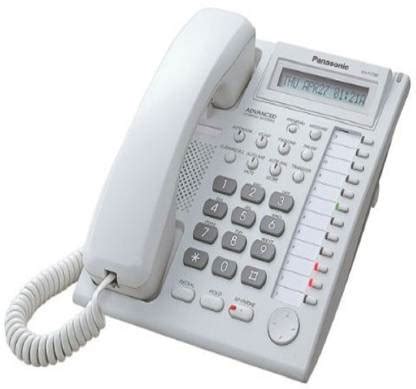 Panasonic KX-T7730 Corded Phone (White) for PABX lines only Corded ...