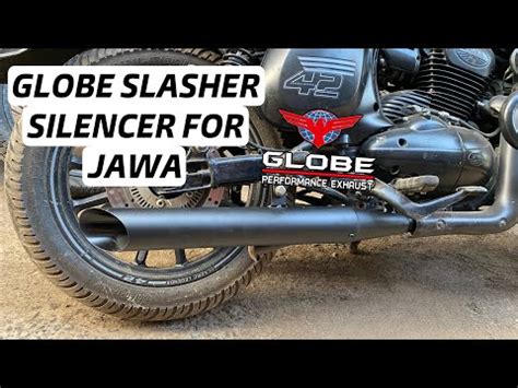 Globe Slasher Exhaust For Jawa & Yezdi 650 2 Pieces In Box