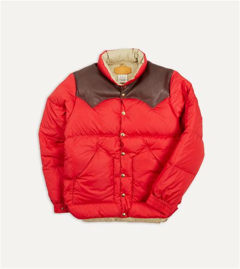 Rocky Mountain Featherbed for Drake's Red Nylon Leather Christy Down J ...