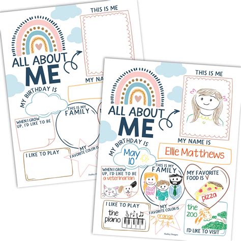 20 Boho Read All About Me Posters For Elementary School | Desertcart INDIA