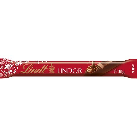 Lindt Lindor Milk Chocolate Bar 38g | Woolworths