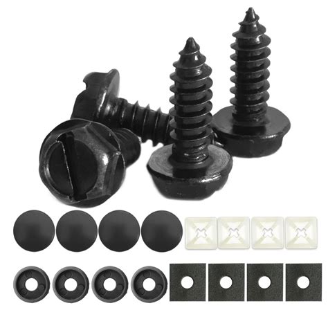 License Plate Screw Rustproof Kit, Premium Stainless Steel Self Tapping ...