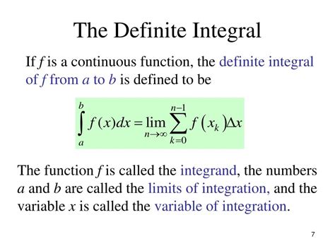 Definite Integral 的图像结果