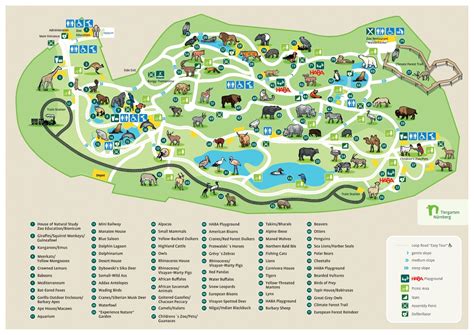 Nürnberg Zoo Map (2024 - 2020) | ThemeParkBrochures.net