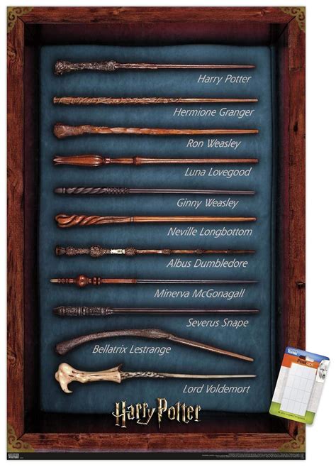 Trends International Wizarding World: Harry Potter-Wands Wall Poster ...