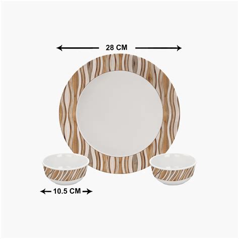Buy SERVEWELL Printed 18-Pc. Dinner Set from Servewell at just INR 2304.0