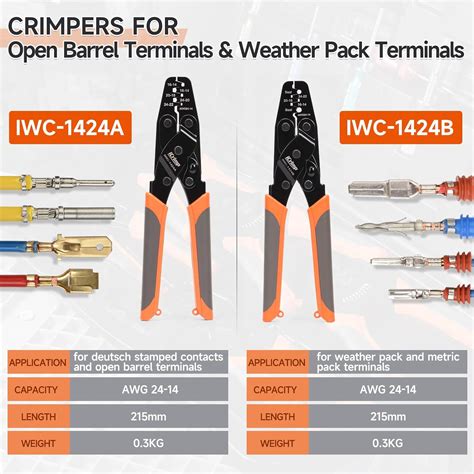 IWISS iCrimp Closed Barrel Crimp Tool, Weather Pack India | Ubuy
