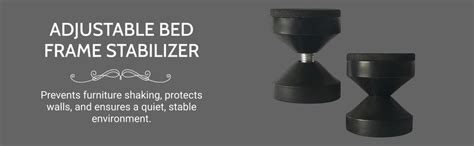 Inralimot 2PCS Adjustable Bed Frame Anti-Shake Tool Adjustable Threaded ...