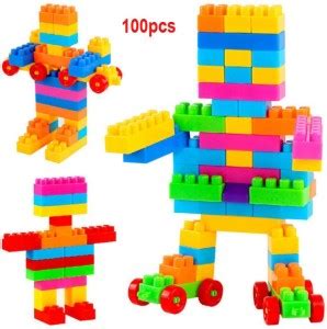 FRAONY Lego Blocks |100Pcs bulding Blocks | Educational Toys for Kids ...