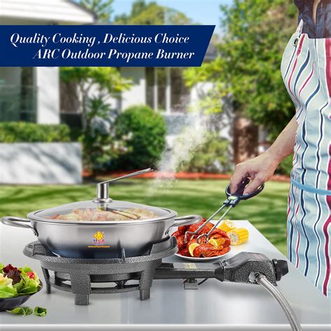 Snapklik.com : ARC Outdoor Propane Burner Stove, 13" Single Propane ...