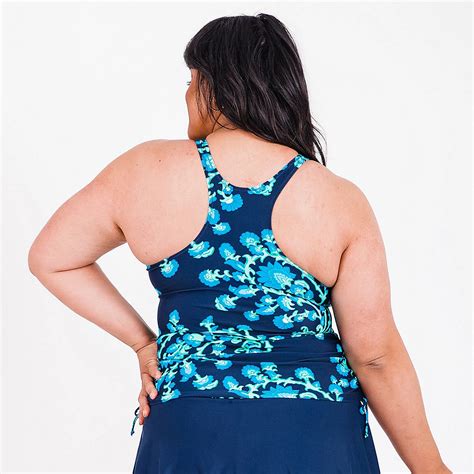 Calypsa Women's Maya Tankini Plus-Size Swim Top | Academy