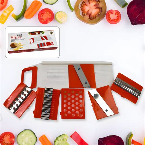 Multi-Blade Vegetable Slicer Set – Compact Cutter and Chopper Tool for ...