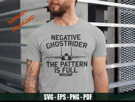 Top Gun Negative Ghost Rider the Pattern Is Full logo Svg | Etsy