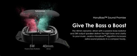 Oraimo Wrap Outdoor Bluetooth Speaker 5W Wireless Portable Speaker with ...